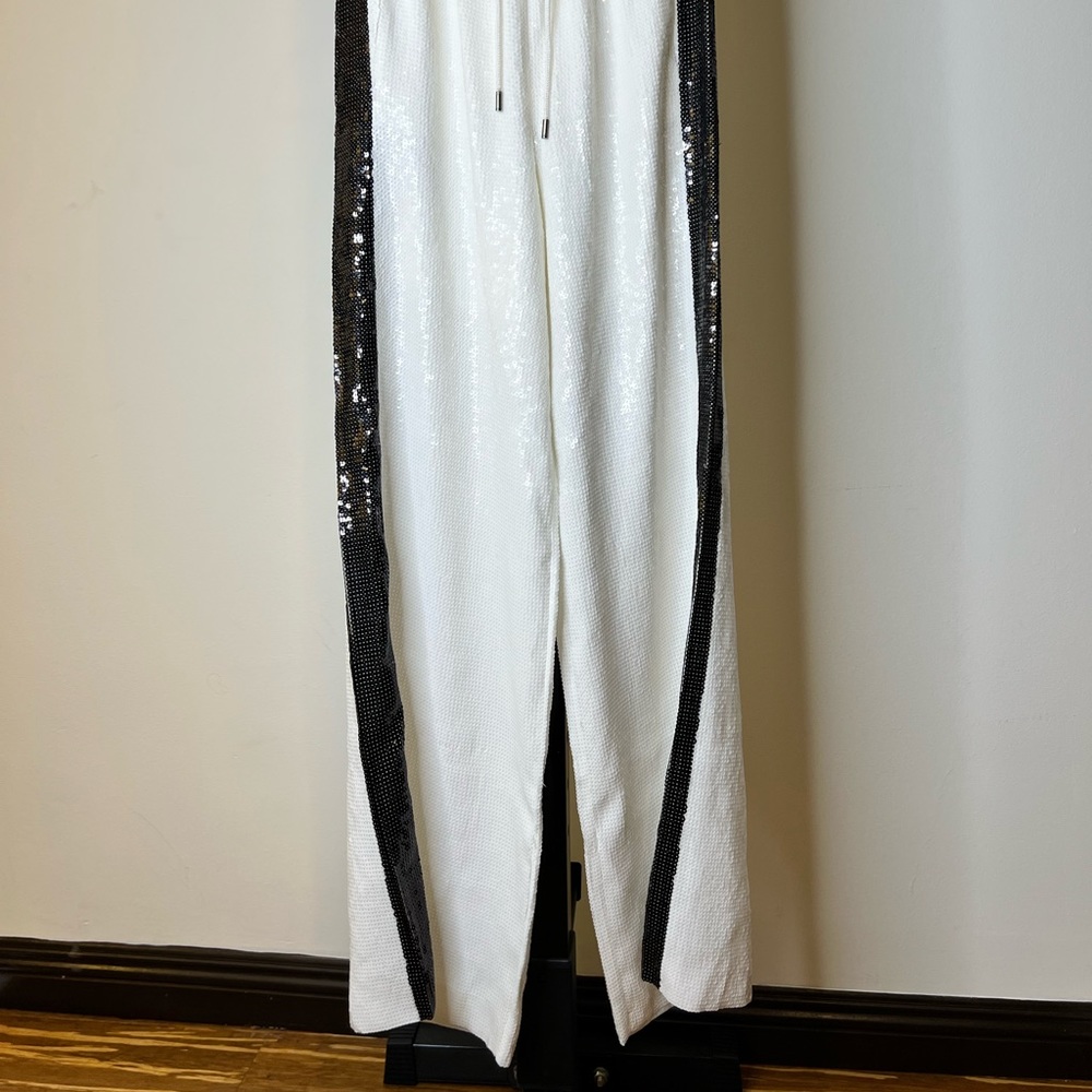 Designer luxury sequin pants